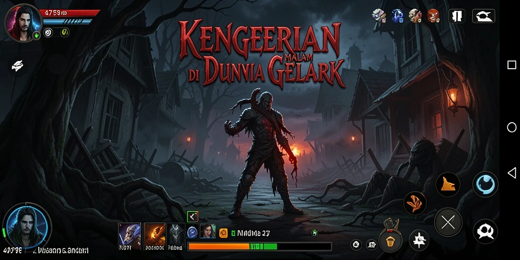 Gameplay 47F menampilkan suasana horor yang mendebarkan.