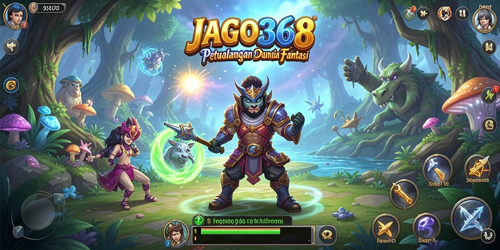 Tampilan luar biasa gameplay JAGO368 saat eksplorasi dunia petualangan.