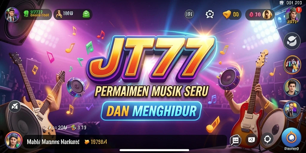 Gameplay JT777 yang menyenangkan dengan berbagai pilihan lagu.