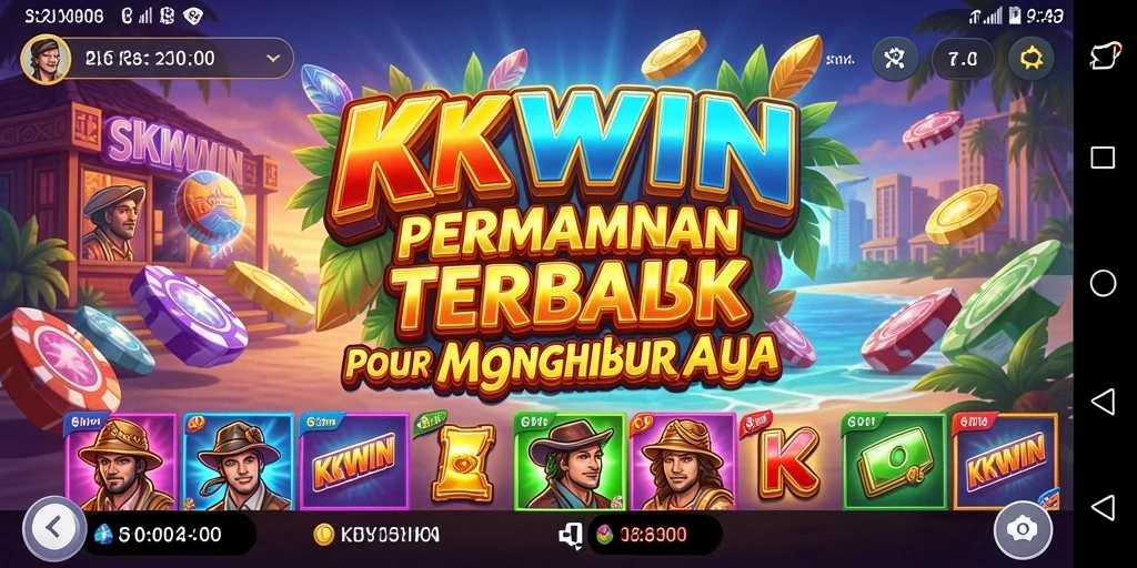 Tampilan gameplay KKWIN yang menarik dan memukau.