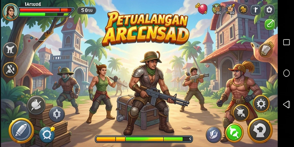 Tangkapan layar gameplay N06 yang penuh aksi dan tantangan.