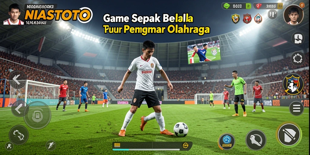 Screenshot gameplay NIASTOTO yang menunjukkan aksi seru di lapangan.