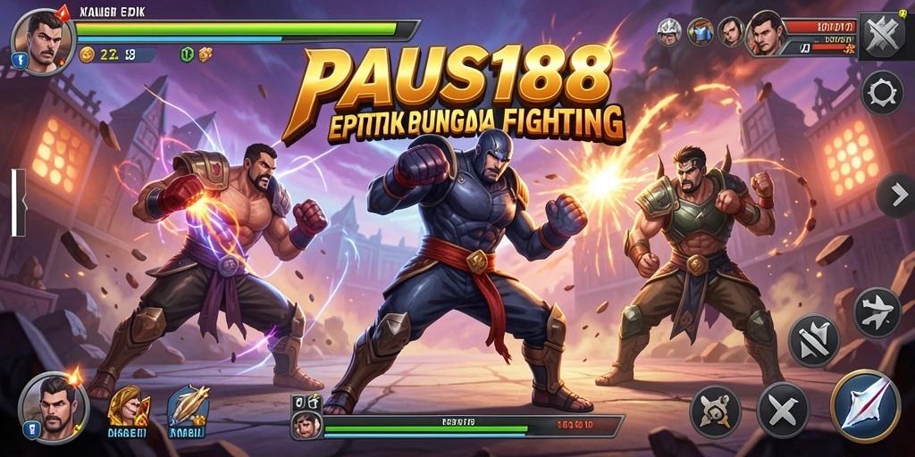 Tampilan aksi pertarungan di PAUS188 yang mendebarkan.