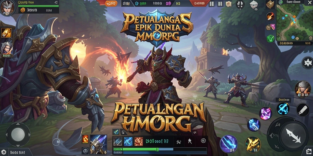 Tampilan gameplay QQRP yang menampilkan aksi seru dan petualangan menantang.