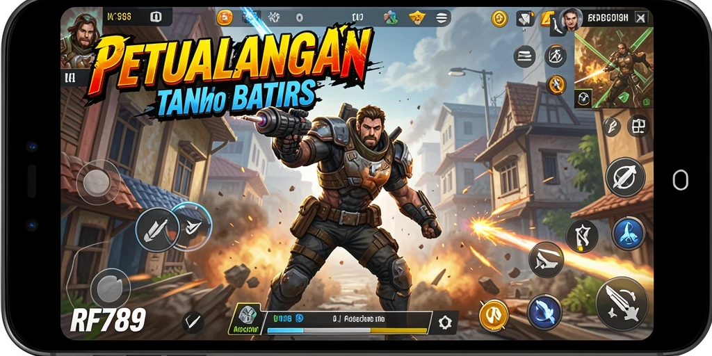 Tampilan gameplay RR789 yang penuh aksi dan tantangan.