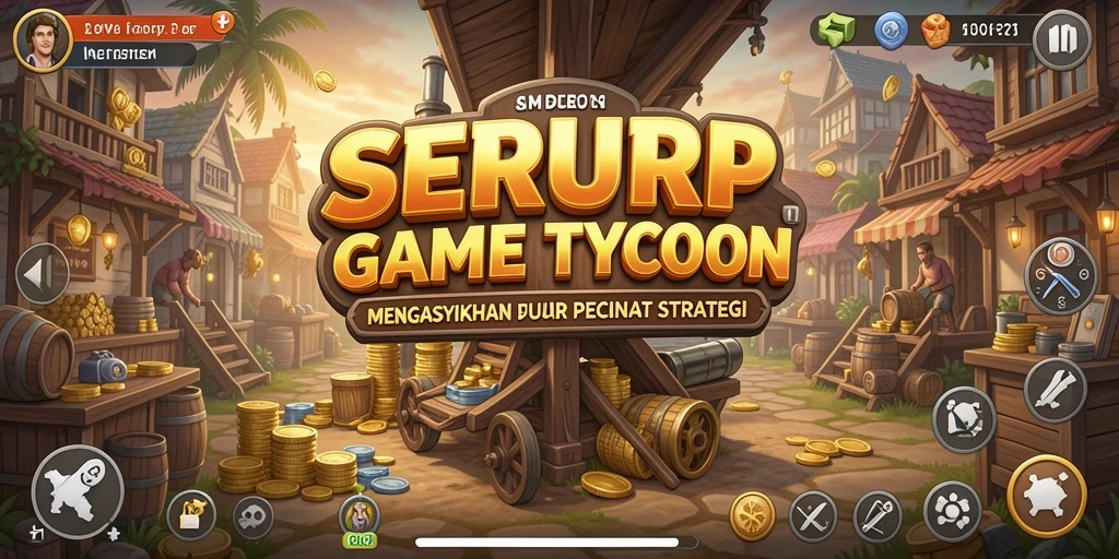 Tampilan gameplay SERURP yang menantang di dunia Tycoon.