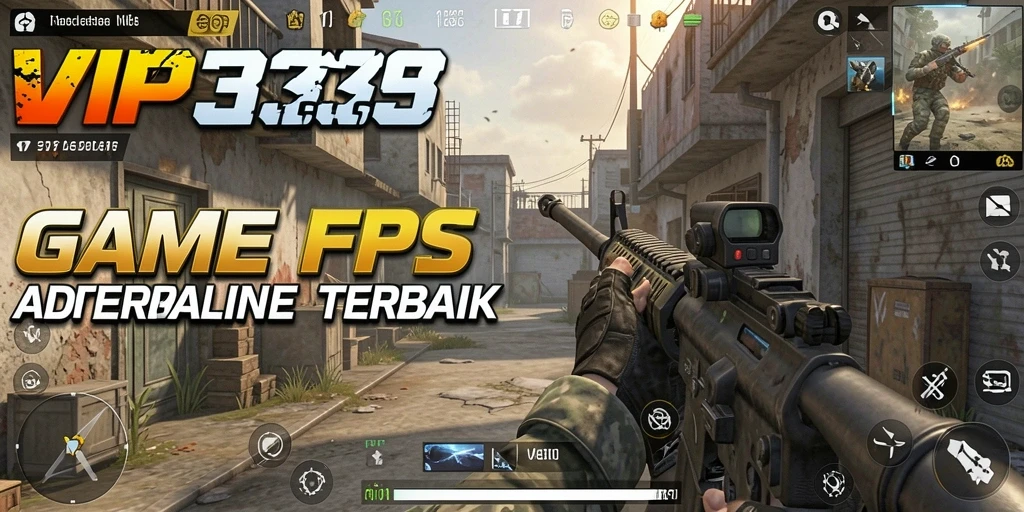 Tangkapan layar menunjukkan aksi mendebarkan dalam gameplay FPS.