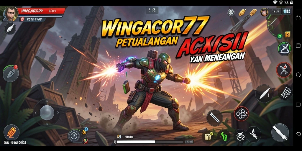 Screenshot gameplay WINGACOR77 yang menampilkan aksi seru dalam pertempuran.